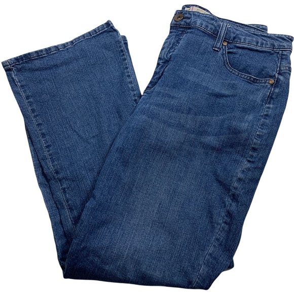 Lee 34" X 30" Jeans 10 12 14 Slender Secret Lower On The Waist - Picture 4 of 5